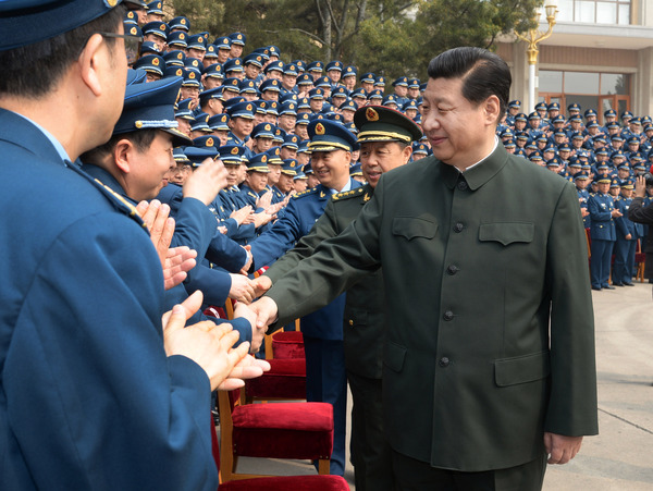 习近平会见空军
