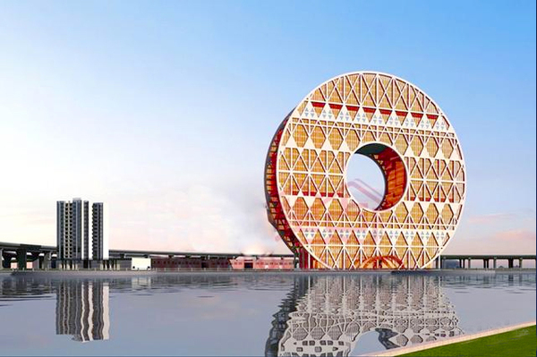 广州圆大厦被吐槽为铜钱大厦4