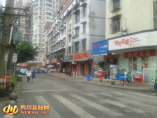事发地点（周鸿摄）