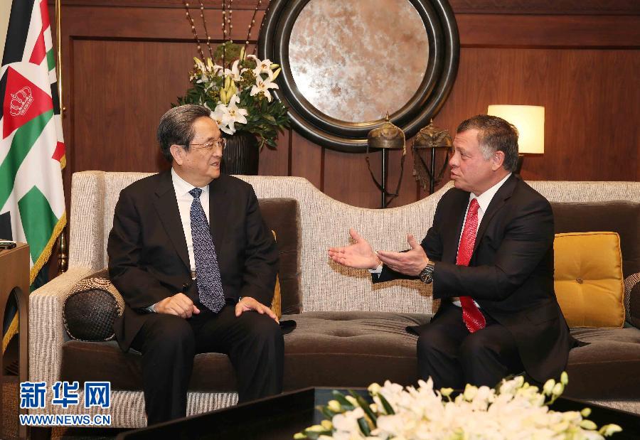 <a target='_blank' href='/c/2014-11-10/404964.shtml'>11月9日，正在约旦进行正式友好访问的全国政协主席俞正声在安曼会见约旦国王阿卜杜拉二世。 </a>