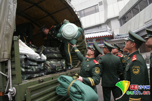 武警官兵正式进驻住地5