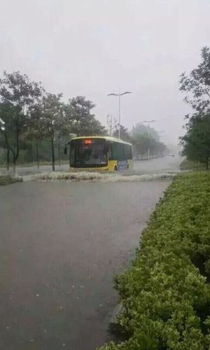 暴雨积水导致各重要路口、路段均出现了大范围堵塞情况。