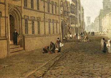 透纳《牛津高街》（局部）