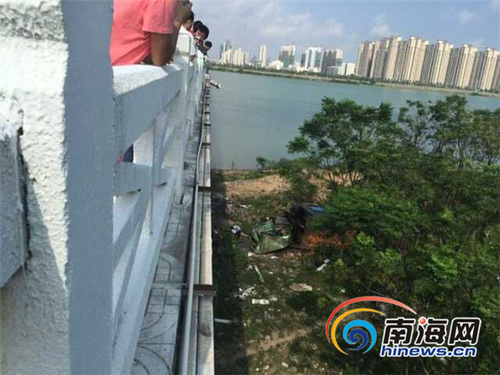 事发现场。南海网记者陈丽娜摄