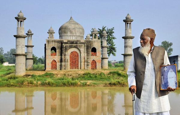 印度老人 泰姬陵 印度老人 泰姬陵