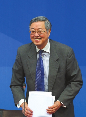 周小川解读中国经济热点 新华社供图