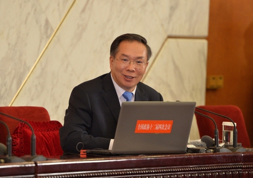 全国政协十二届四次会议举行新闻发布会2