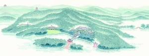 　陈家泠作品《西湖景色》