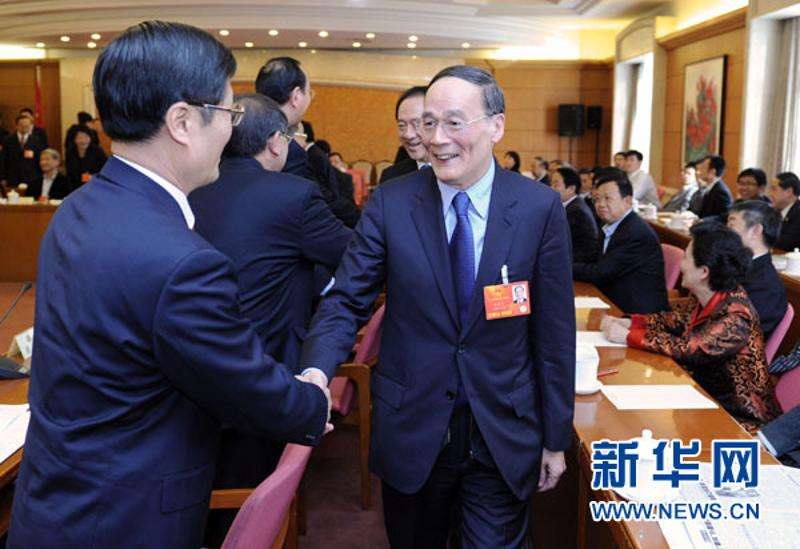 [回顾]王岐山参加中共界委员联组讨论侧记