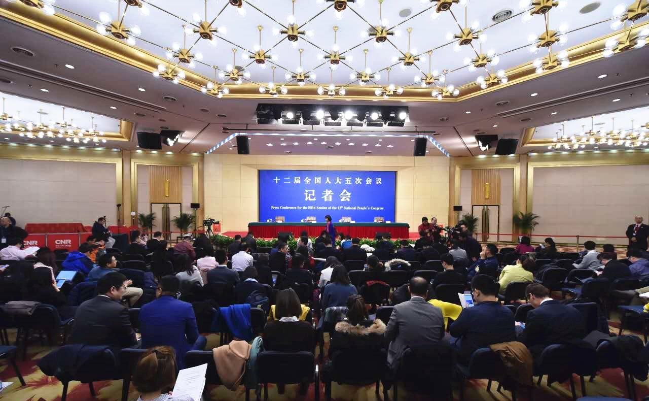 记者会会场全景