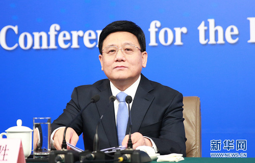 图为国家卫生计生委副主任、国务院医改办主任王贺胜。新华网中国政府网 翟子赫 摄