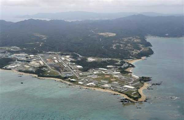 日本填海为美军建基地