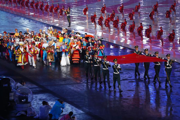 第十三届全国运动会开幕式在天津举行2