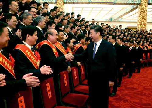 习近平会见全国社会治安综合治理表彰大会代表