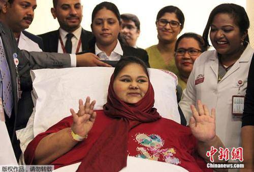 埃及37岁女子因病去世 曾被称“全球最胖女性”(图)