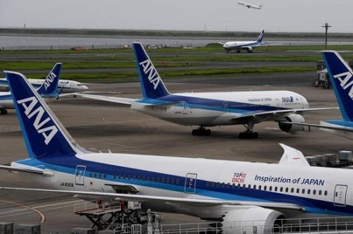 资料图：全日空客机(图片来源：法新社)