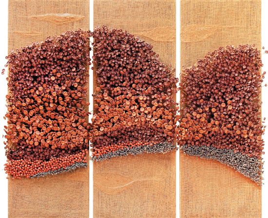 魏芳（大连外国语大学国际学院） 岁月荣光 综合材料
