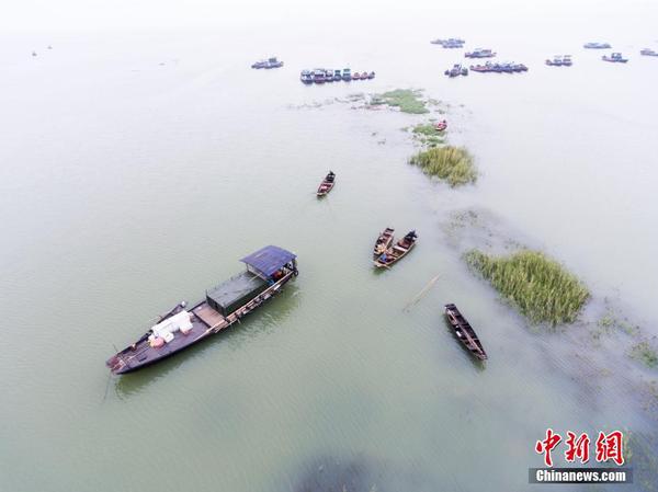 中国最大淡水湖鄱阳湖水面增加