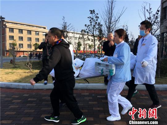 图为救援现场 宁波市第九医院供图 摄