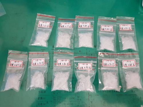 台湾台南警方捣毁2个贩毒集团 抓27人缴毒250克