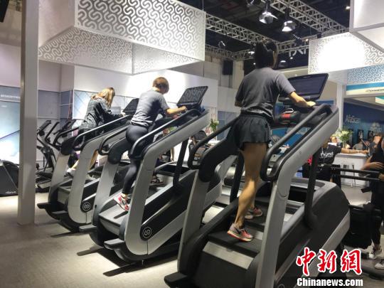 “黑科技”健身器材亮相FIBOCHINA2018