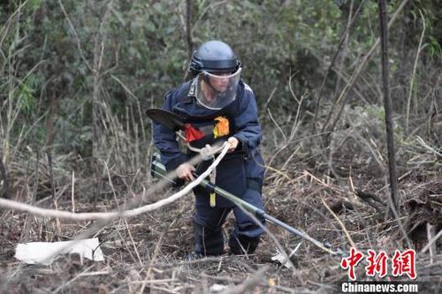 中越边境广西段排雷：在“死神棋盘上舞蹈”（图）