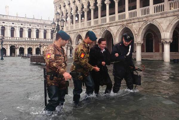 威尼斯水位暴涨