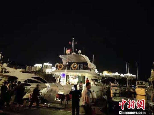 涉案游艇 三亚警方供图