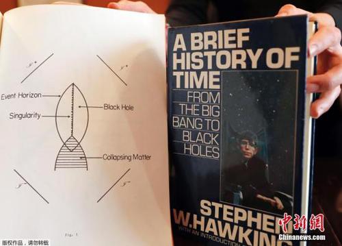 当地时间10月19日，英国伦敦，英国佳士得拍卖行宣布将拍卖著名物理学家斯蒂芬-霍金的22件遗物，其中包括霍金论述宇宙起源的博士论文、一些文档资料、部分书籍和文稿，以及一件飞行员夹克等。这22件伟人遗物将分两次于10月31日及11月8日在线上拍卖。