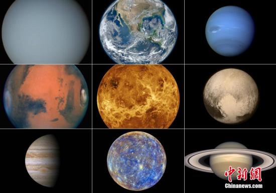资料图:2015年7月14日,美国太空总署NASA冥王星探测器“新视野号”传回一批迄今最清晰的冥王星照片。至此,太阳系兄弟九个终于都有清晰的证件照。 点击进入下一页