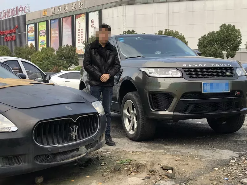 百万玛莎拉蒂停空地1年后剩空壳 车主:喇叭都不留