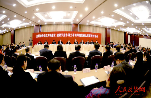 004在全面加强生态文明建设 建设天蓝水清土净地绿的美丽北京联组讨论会上_副本