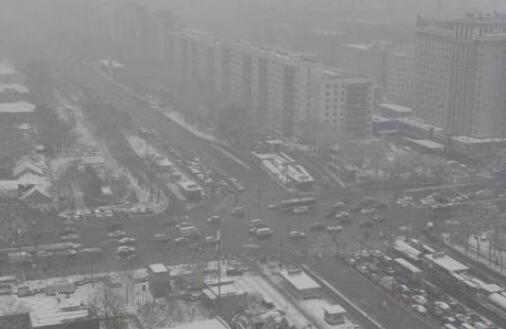 北京城区降雪2