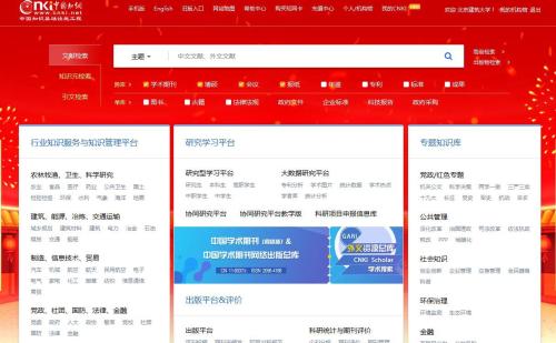 中国知网截图。