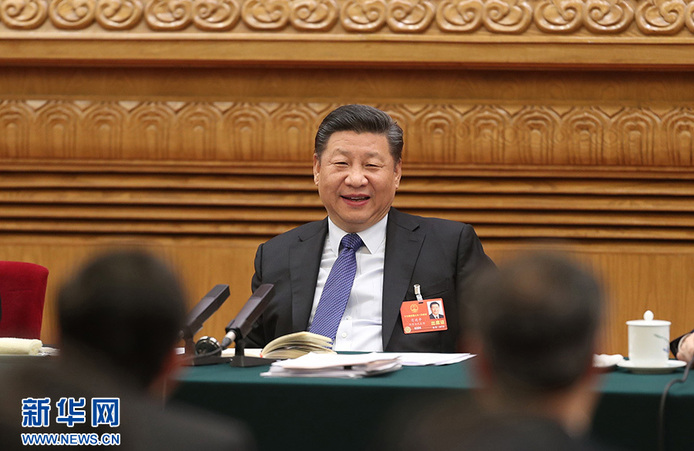  习近平参加广东代表团审议