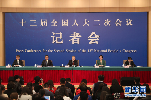 图为记者会现场。新华网 中国政府网 陈杰 摄