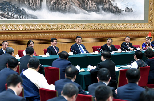 习近平参加甘肃代表团审议