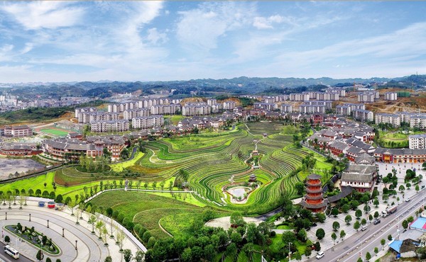 恒大援建的大方县“奢香古镇”