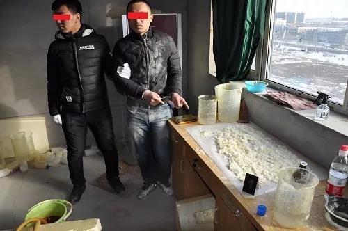 孙某落网时的制毒现场