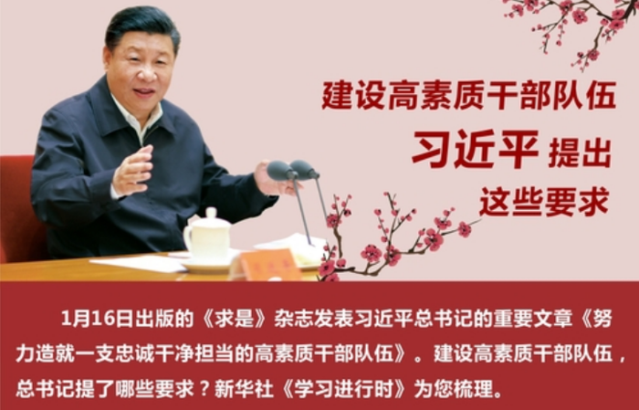 建设高素质干部队伍，习近平提出这些要求