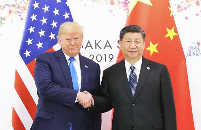 习近平同美国总统特朗普举行会晤