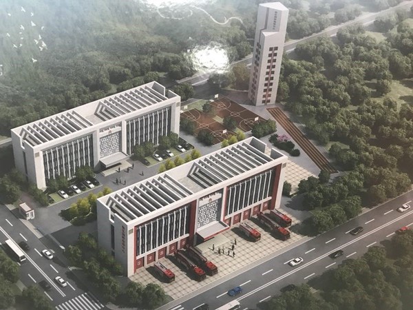 张家口市公安消防支队崇礼区大队特勤消防站建设项目（效果图）