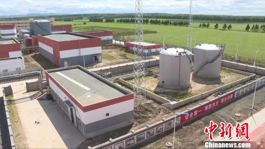 朝阳露天煤矿地面生产系统已建成。　钟欣 摄