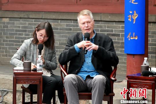 图为法国文学家、2008年诺贝尔文学奖得主勒·克莱齐奥。　梁犇 摄