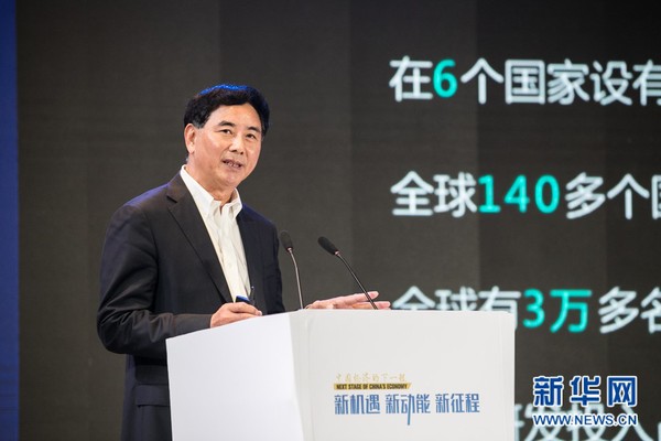正泰集团副总裁、正泰集团研究院院长栾广富。 新华网 郭小天 摄 