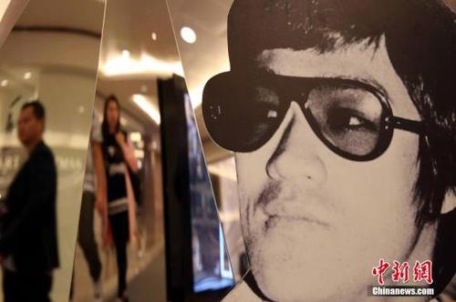资料图：李小龙75诞辰周年纪念展。<a target='_blank' href='http://www.chinanews.com/'>中新社</a>记者 洪少葵 摄