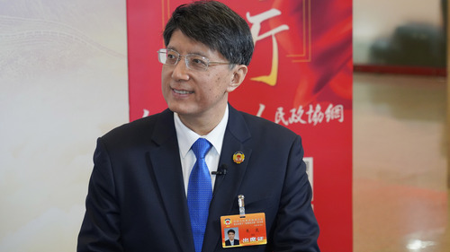 北京市政协委员朱良接受人民政协网记者专访。 人民政协网记者 张佳琪 摄