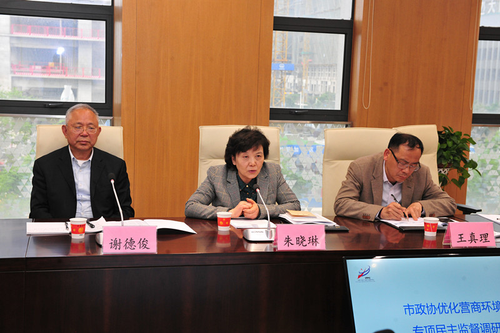 南京市政协开展优化营商环境民主监督调研2