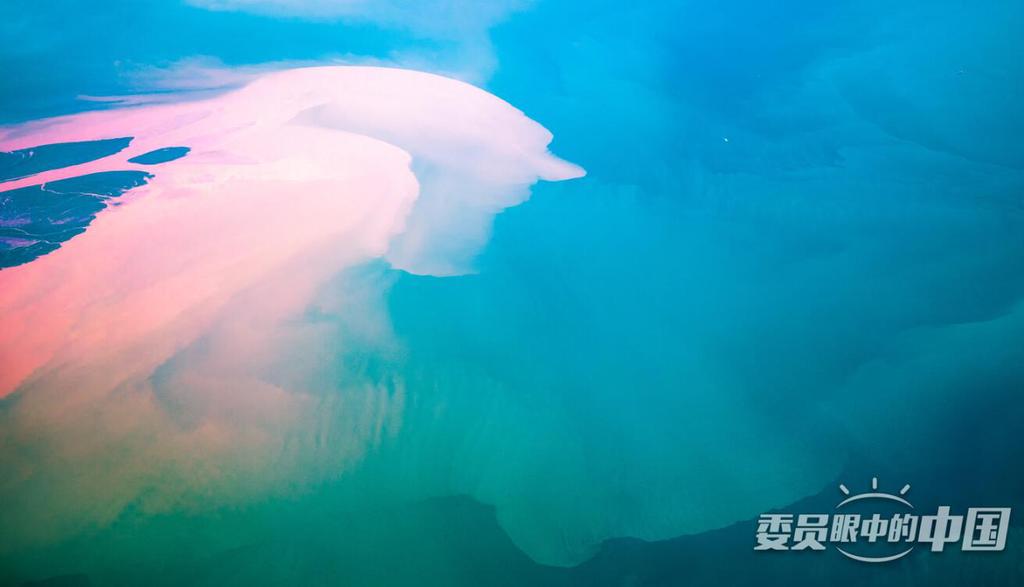 俯瞰黄河入海口