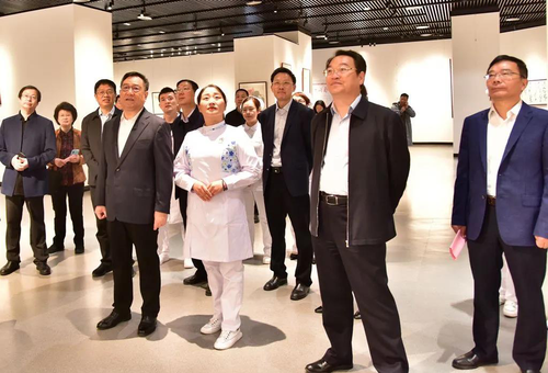盐城市政协举行抗疫主题书画捐赠活动2